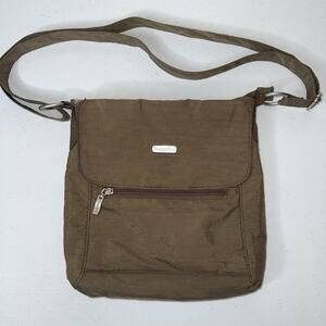 Baggallini Women’s Town Crossbody Bag Nylon Brown